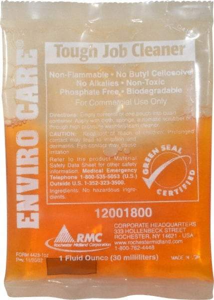 Rochester Midland Corporation - 1 oz Packet Cleaner/Degreaser - Liquid, Concentrated, Low Odor - Benchmark Tooling