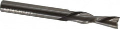 Onsrud - 5/16" Cutting Diam x 1-1/8" Length of Cut, 2 Flute, Downcut Spiral Router Bit - Uncoated, Right Hand Cut, Solid Carbide, 3" OAL x 5/16" Shank Diam, Double Edge, 30° Helix Angle - Benchmark Tooling