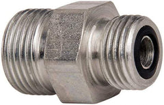 Parker - 1" OD, Steel Union - 6,000 Max Working psi, 1-1/2" Hex, O-ring Face Seal Ends - Benchmark Tooling