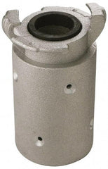 EVER-TITE Coupling Products - 1-1/2" ID x 2-3/8" OD Sandblaster Hose End - Aluminum, Rated to 100 PSI - Benchmark Tooling