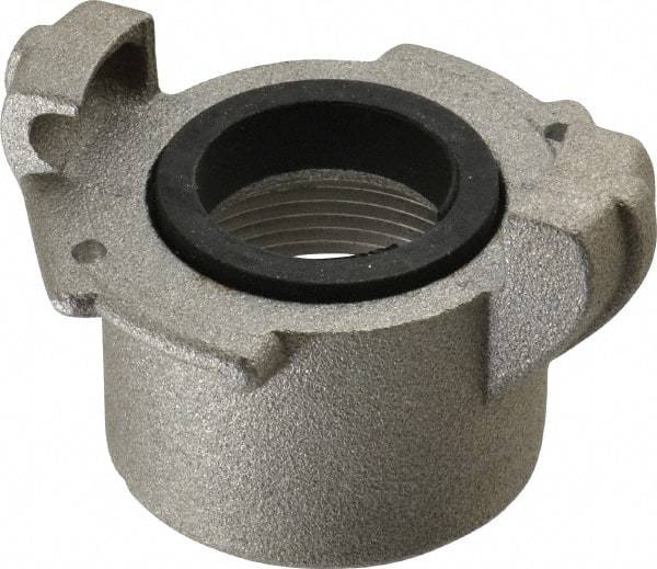 EVER-TITE Coupling Products - 1-1/2" NPT Sandblaster Adapter - Aluminum, Rated to 100 PSI - Benchmark Tooling