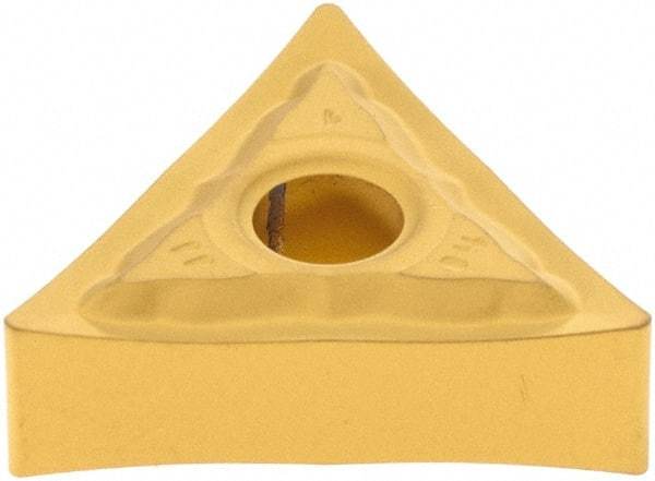 Iscar - TNMG331 PP Grade IC9250 Carbide Turning Insert - TiCN/Al2O3/TiN Finish, 60° Triangle, 3/8" Inscr Circle, 3/16" Thick, 1/64" Corner Radius - Benchmark Tooling