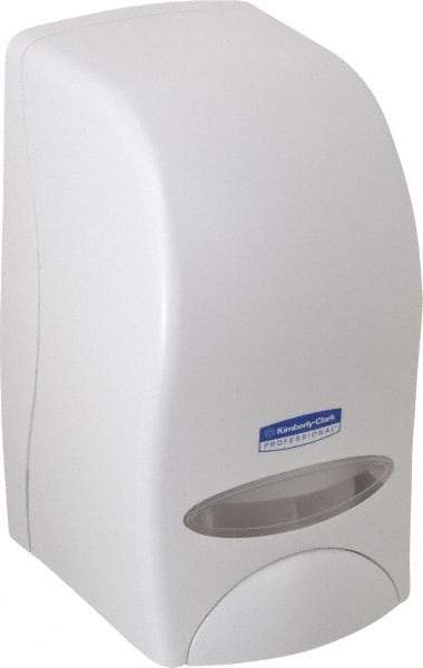 Kimberly-Clark Professional - 1000 mL Liquid Hand Soap Dispenser - Plastic, Hanging, White - Benchmark Tooling