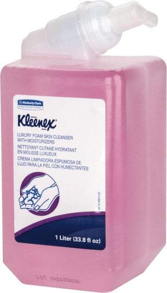 Kleenex - 1 L Dispenser Refill Foam Hand Cleaner - Moisturizing, Light Pink, Citrus Floral Scent - Benchmark Tooling