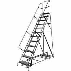 TRI-ARC - Rolling & Wall Mounted Ladders & Platforms Type: All-Directional Ladder Style: Rolling Safety Ladder - Benchmark Tooling