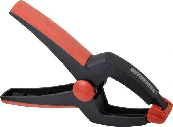 Bessey - 3" Jaw Opening Capacity, 2-3/4" Throat Depth, Spring Clamp - Plastic Body, Plastic Handle, Plastic Tip, 9" OAL - Benchmark Tooling