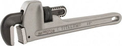 Proto - 10" Aluminum Straight Pipe Wrench - 6" Pipe Capacity - Benchmark Tooling