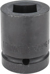 Armstrong - 1" Drive 1" Standard Impact Socket - 2-1/2" OAL - Benchmark Tooling