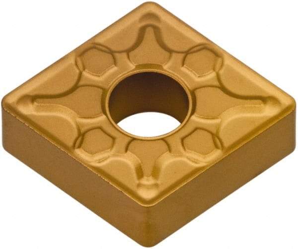 Interstate - CNMG432 IMR Grade IG125T Carbide Turning Insert - TiN/Al2O3/TiCN Finish, 80° Diamond, 1/2" Inscr Circle, 3/16" Thick, 1/32" Corner Radius - Benchmark Tooling