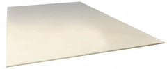 Made in USA - 1/2" Thick x 1' Wide x 1' Long, PVDF/Kynar Sheet - Natural, Shore D-72 Hardness, ±5% Tolerance - Benchmark Tooling