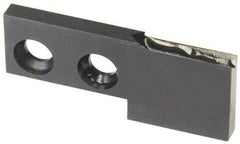 Hertel - Left Hand Cut, 3" Insert Width, Cutoff & Grooving Support Blade for Indexables - 0.8" Max Depth of Cut - Benchmark Tooling