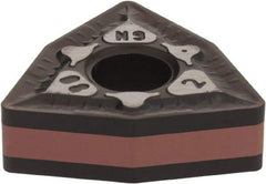 Iscar - WNMG432 GN Grade IC6015 Carbide Turning Insert - TiCN/Al2O3/TiN Finish, 80° Trigon, 1/2" Inscr Circle, 3/16" Thick, 1/32" Corner Radius - Benchmark Tooling