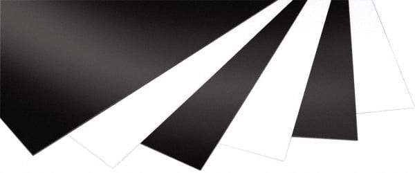 Made in USA - 3mm Thick x 2' Wide x 2' Long, Expanded PVC Sheet - Black, ±5% Tolerance - Benchmark Tooling