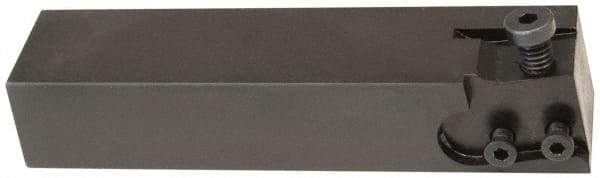 Hertel - HCE, Right Hand Cut, Indexable Cutoff Toolholder - 0.8 Max Depth of Cut, 31.75mm Shank Width, 1" Shank Height, 6" OAL - Benchmark Tooling