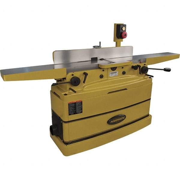 Jet - 7,000 RPM, 8" Cutting Width, 1/2" Cutting Depth, Jointer - 4-3/4" Fence Height, 38-3/16" Fence Length, 2 hp - Benchmark Tooling