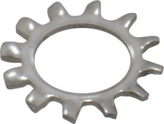 Value Collection - 3/8" Screw, 0.398" ID, Stainless Steel External Tooth Lock Washer - 0.695" OD, Uncoated, Grade 18-8 - Benchmark Tooling
