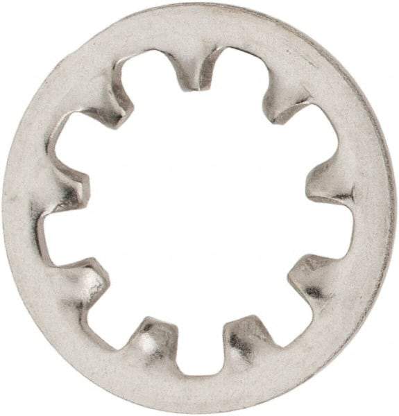 Value Collection - 3/8" Screw, 0.398" ID, Stainless Steel Internal Tooth Lock Washer - 0.692" OD, Uncoated, Grade 18-8 - Benchmark Tooling