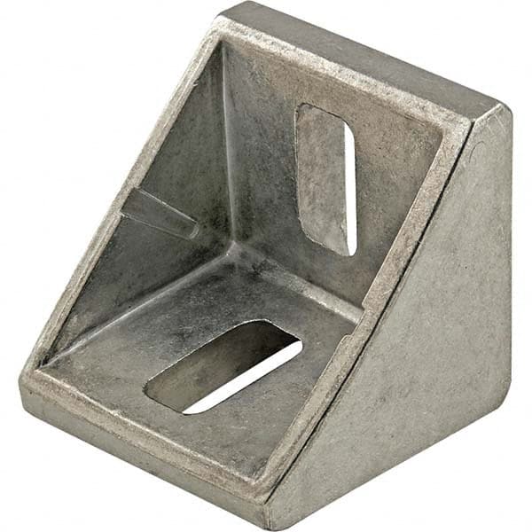 80/20 Inc. - 41-5/16" Wide, 41-5/16" High Aluminum Corner Bracket - Benchmark Tooling