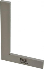 SPI - 5" Blade Length, 3" Base Length Steel Square - 0.0013" Accuracy, Beveled Edge - Benchmark Tooling