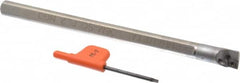 Kennametal - 0.48" Min Bore Diam, 6.059" OAL, 3/8" Shank Diam, L-SCLP Indexable Boring Bar - 0.91" Max Bore Depth, CP.. Insert, Screw Holding Method - Benchmark Tooling