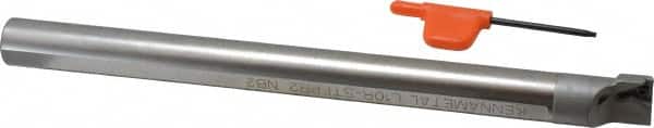 Kennametal - 0.77" Min Bore Diam, 8.082" OAL, 5/8" Shank Diam, L-STFP Indexable Boring Bar - 1.12" Max Bore Depth, TP.. Insert, Screw Holding Method - Benchmark Tooling