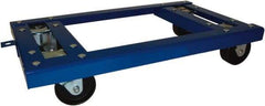 PRO-SOURCE - 2,000 Lb Capacity Steel Welded Angle Iron Open Dolly - 27" Long x 16" Wide, 4" Wheels - Benchmark Tooling