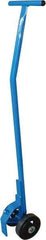 PRO-SOURCE - 1,000 Lb Capacity Steel Towing Handle - 50-1/2" High, 6" Wheels - Benchmark Tooling