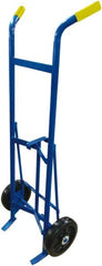 PRO-SOURCE - 1,000 Lb Load Capacity, 30 & 55 Gal Drum Hand Truck - 25-1/2" Wide x 61" High, 2 Steel Wheels - Benchmark Tooling