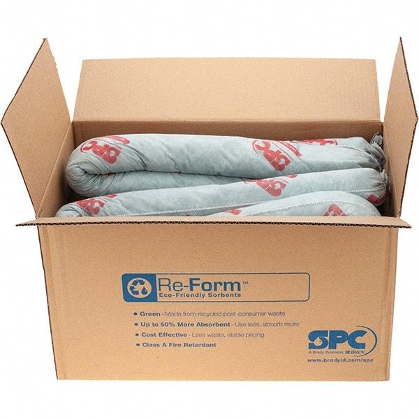 Brady SPC Sorbents - 12 Gal, 8' Long, 3" Diam, Polypropylene Sock - Universal, Brown - Benchmark Tooling