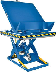 Vestil - 2,000 Lb Capacity Electric Scissor Lift - 11" to 47" Lift Height, 48" Platform Length x 48" Platform Width - Benchmark Tooling