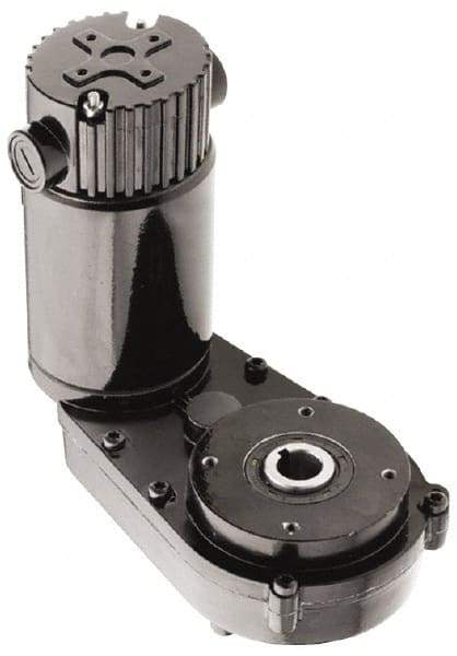 Bison Gear - 90 VDC, 6.3 RPM, 284.2:1 Gear Ratio, Parallel Offset Gearmotor - 26 Frame, 438 Torque, 1/20 hp, TENV Enclosure - Benchmark Tooling