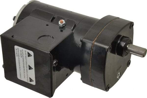 Bison Gear - 115 Volt, 63 RPM, 25.2:1 Gear Ratio, Parallel Gearmotor - 49 Torque, 1/20 hp, TENV Enclosure - Benchmark Tooling