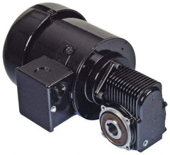 Bison Gear - 115 Volt, 124 RPM, 13:1 Gear Ratio, Right Angle Gearmotor - 32 Frame, 38 Torque, 1/8 hp, TEFC Enclosure - Benchmark Tooling