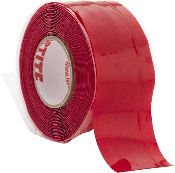 Loctite - 1" x 10', Red Silicone Electrical Tape - 0.5 mil Thick, 400 V/mil Dielectric Strength - Benchmark Tooling