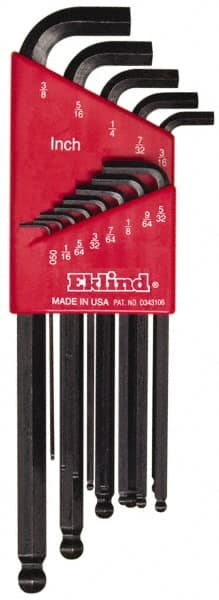 Eklind - 13 Piece L-Key Ball End Hex Key Set - Benchmark Tooling