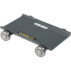 Wesco Industrial Products - 10,000 Lb Capacity Steel Machine Dolly - 11-3/4" Long x 8-1/2" Wide x 2-1/4" High, 2" Wheels - Benchmark Tooling