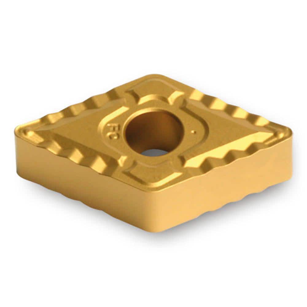 Turning Insert:  DNMG432FC TT9225,  Solid Carbide TiCN, Al2O3 & TiN Finish,  Neutral,  0.6100″ Long,  1/2″ Inscribed Circle,  0.0310″ Corner Radius,  55.0 &deg N/A Diamond,  Series  DNMG