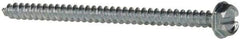Value Collection - #10 Hex Washer Head Slotted Sheet Metal Screw - Steel, 3" Length Under Head, Grade 2 - Benchmark Tooling