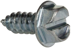 Value Collection - #14 Hex Washer Head Slotted Sheet Metal Screw - Steel, 5/8" Length Under Head, Grade 2 - Benchmark Tooling