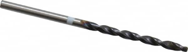 Accupro - #39 118° Cobalt Jobber Drill - TiAlN Finish, Right Hand Cut, Parabolic Flute, Straight Shank, 57mm OAL, DX Point - Benchmark Tooling