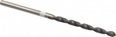 Accupro - #38 118° Cobalt Jobber Drill - TiAlN Finish, Right Hand Cut, Parabolic Flute, Straight Shank, 57mm OAL, DX Point - Benchmark Tooling