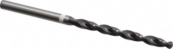 Accupro - #21 118° Cobalt Jobber Drill - TiAlN Finish, Right Hand Cut, Parabolic Flute, Straight Shank, 75mm OAL, DX Point - Benchmark Tooling