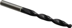 Accupro - 25/64" 118° Cobalt Jobber Drill - TiAlN Finish, Right Hand Cut, Parabolic Flute, Straight Shank, 133mm OAL, DX Point - Benchmark Tooling