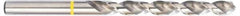 Accupro - 6mm 130° Vanadium High Speed Steel Jobber Drill - Bright Finish, Right Hand Cut, Spiral Flute, Straight Shank, 93mm OAL, Split Point - Benchmark Tooling
