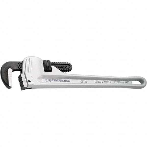 Rothenberger - Pipe Wrenches Type: Cast Aluminum Pipe Wrench Maximum Pipe Capacity (Inch): 3 - Benchmark Tooling