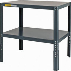 Value Collection - 36 Wide x 24" Deep x 29 to 34" High, Steel Work Table - Comfort Edge, Adjustable Height Legs - Benchmark Tooling