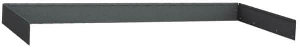 Value Collection - Workbench & Workstation Back & End Stop - 30" Deep, 3" High, Use with Workbenches - Benchmark Tooling