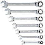 STANLEY® 7 Piece Ratcheting Combination Wrench Set – 12 Point - Benchmark Tooling