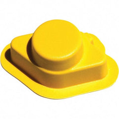 Made in USA - Flame Retardent ABS Housing Plastic Bearing Flange Mount - 2-9/16" Wide x 2-3/4" Outside Diam - Benchmark Tooling