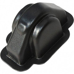 Made in USA - Flame Retardent ABS Housing Plastic Bearing Flange Mount - 4-1/8" Wide x 4-5/16" Outside Diam - Benchmark Tooling